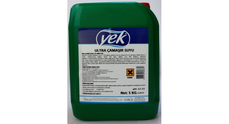 YEK ULTRA ÇAMAŞIR SUYU 5 KG